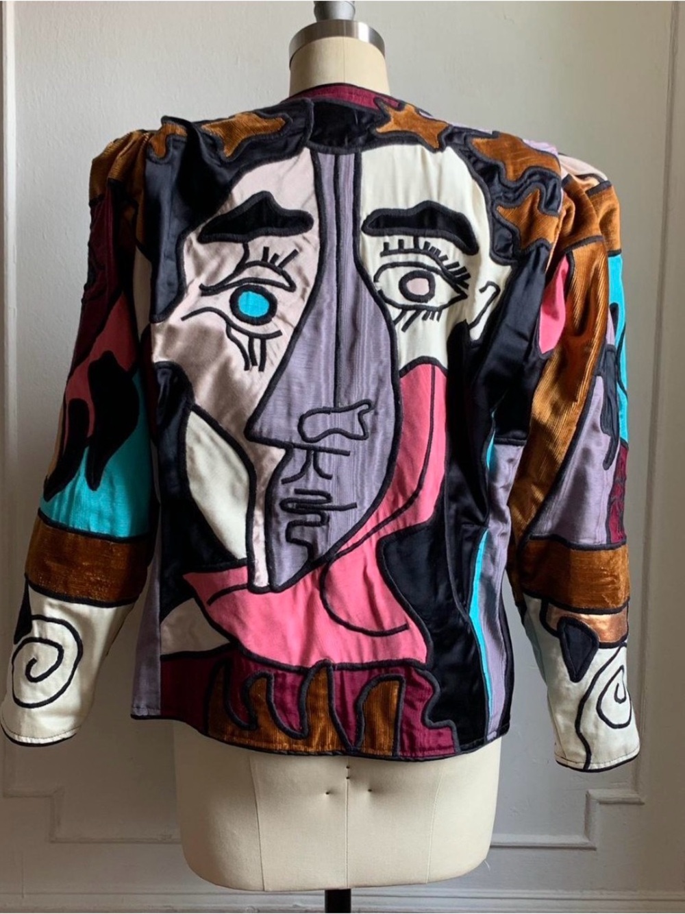 Vintage 80’s Judith Robert’s Jacket Patchwork Wearable Art Jacket